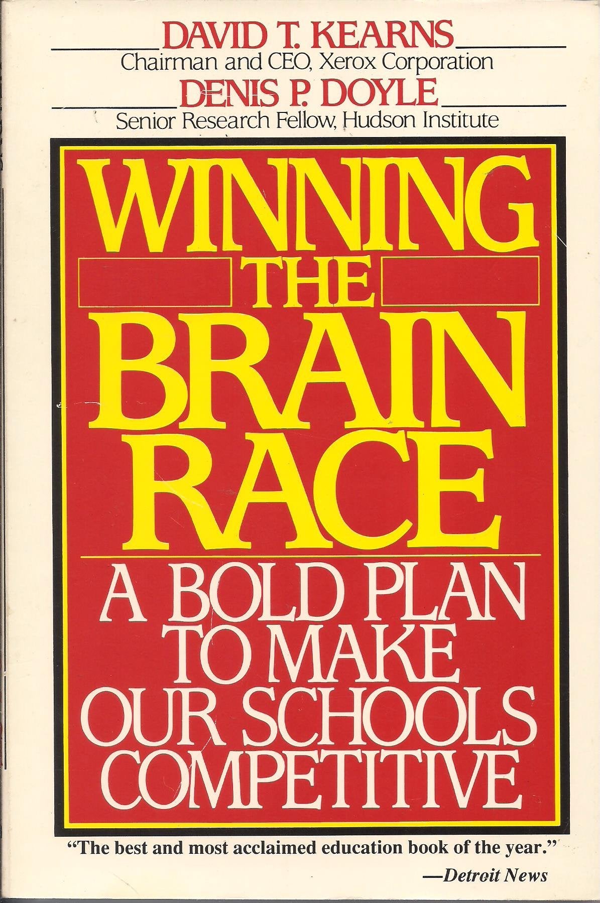 Winning The Brain Race: A Bold Plan To Make Our Schools Competitive,Used
