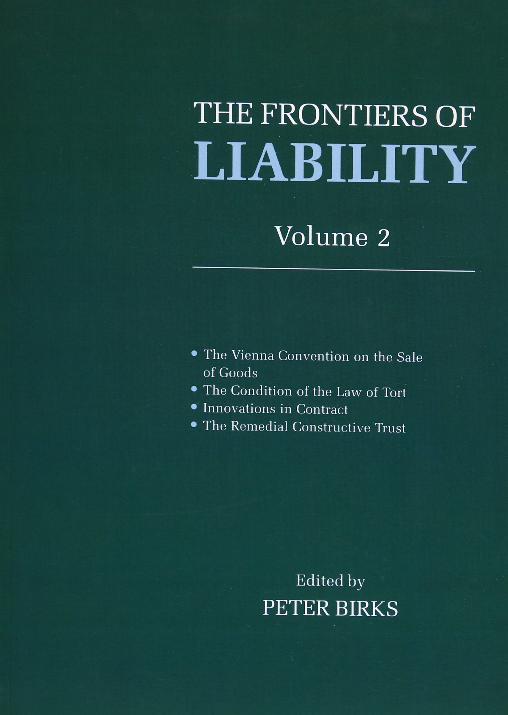 Frontiers Of Liability: Volume 2,Used