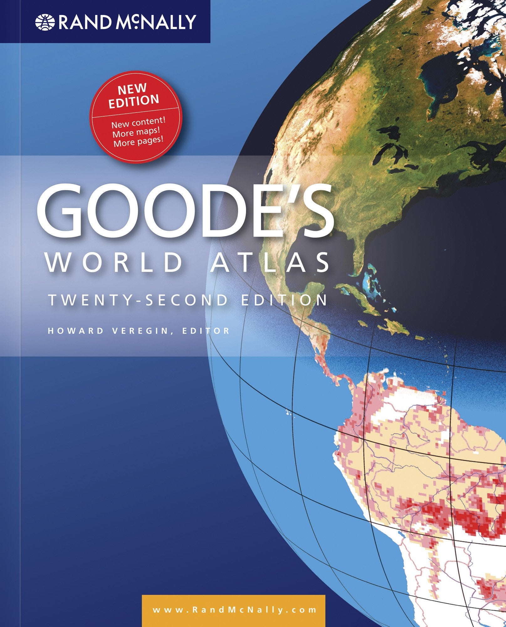 Goodes Atlas 22nd Hardcover (Goode's World Atlas),Used