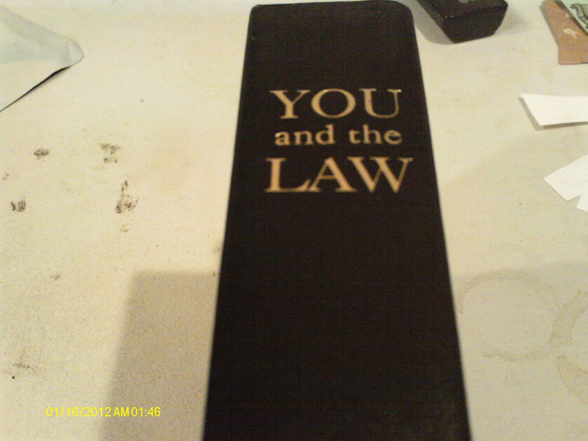 You and the Law,Used