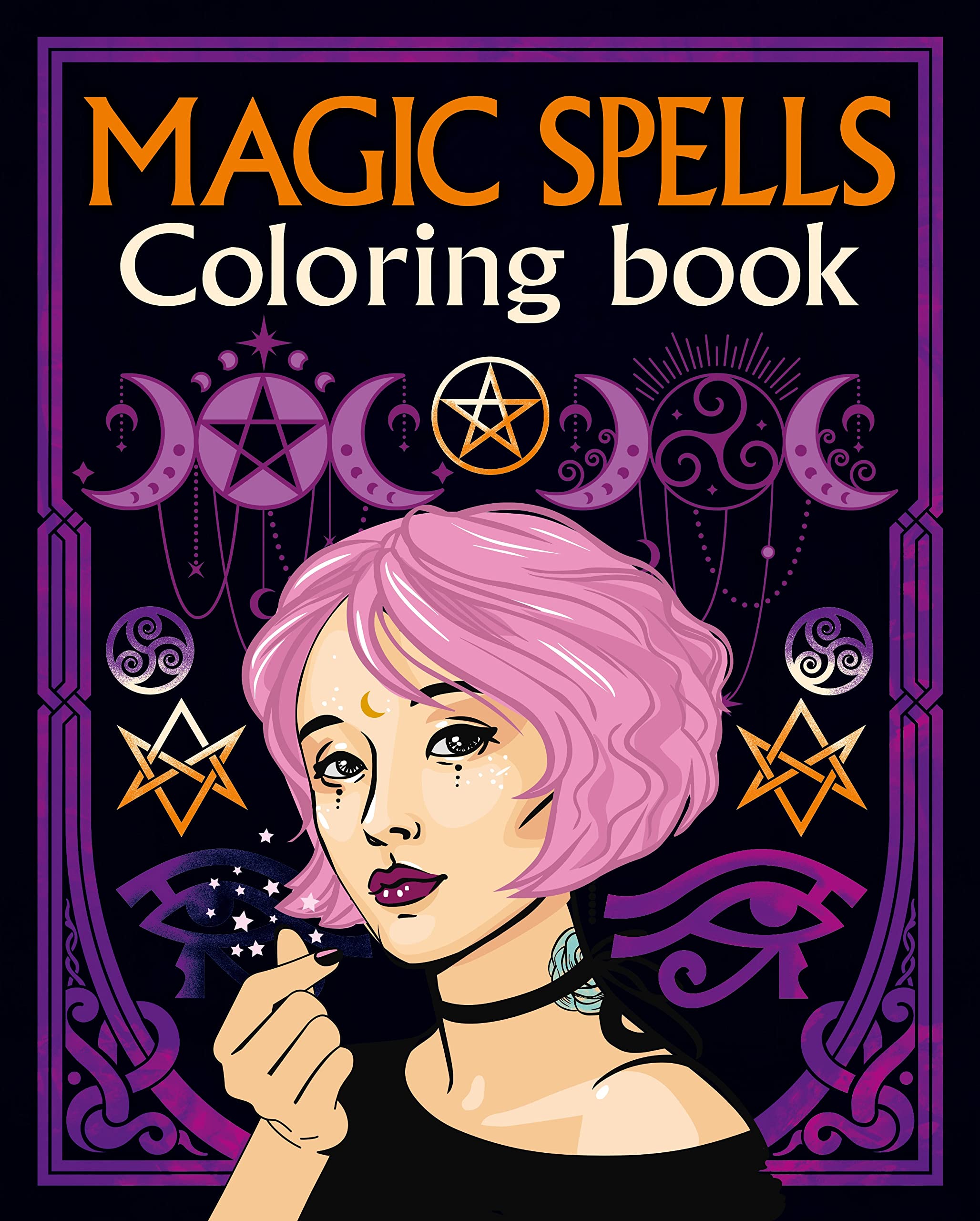 Magic Spells Coloring Book (Sirius Creative Coloring),Used