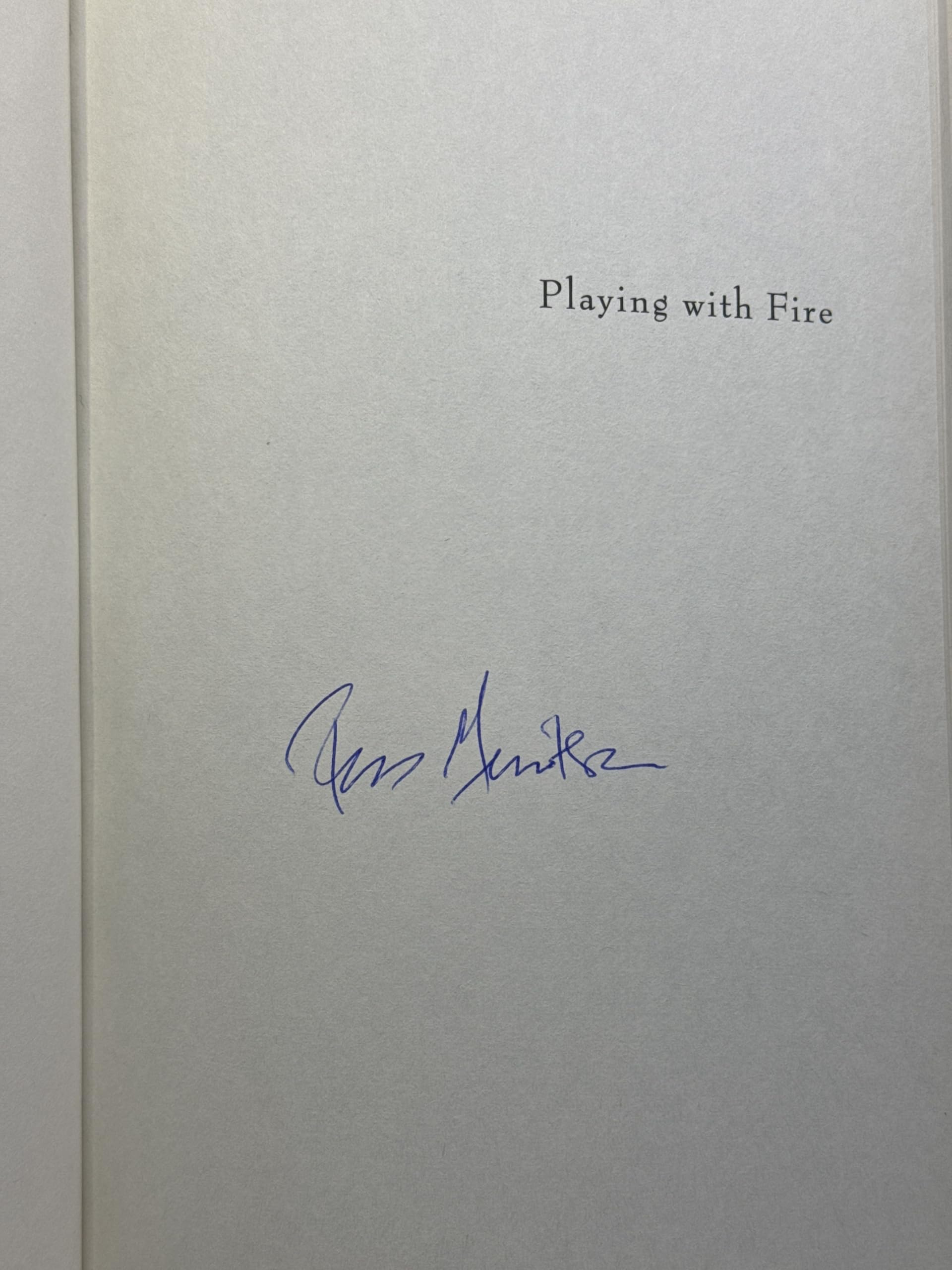 Playing with Fire,New