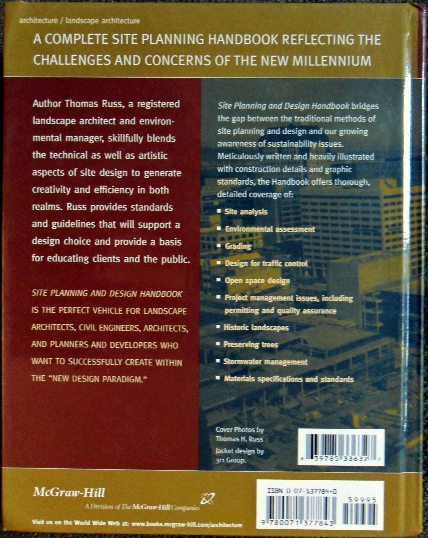 Site Planning and Design Handbook,Used