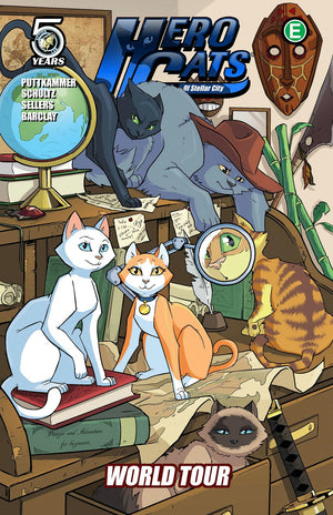 Hero Cats Of Stellar City Volume 4: World Tour (Hero Cats Tp)