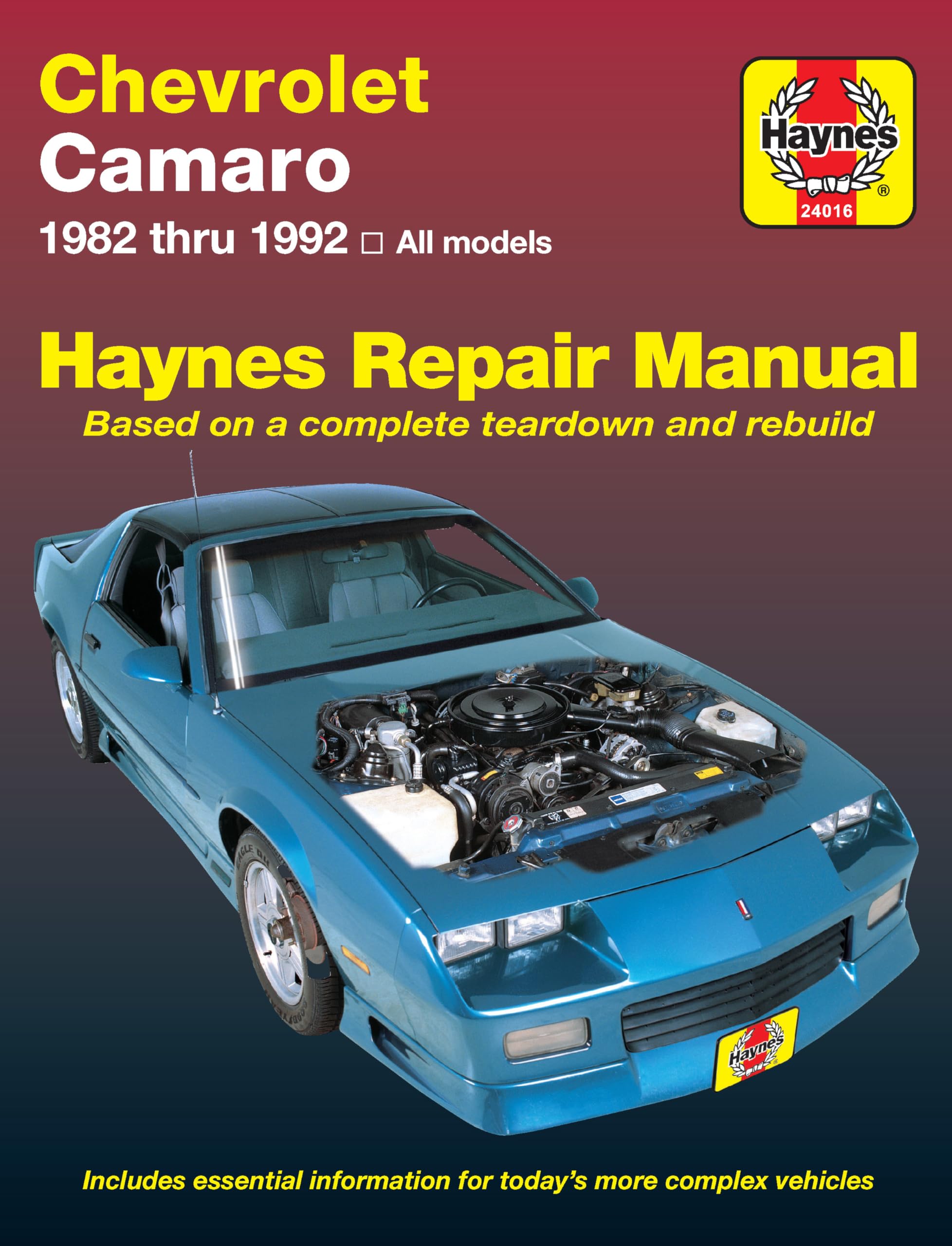 Chevrolet Camaro (8292) Haynes Repair Manual,Used