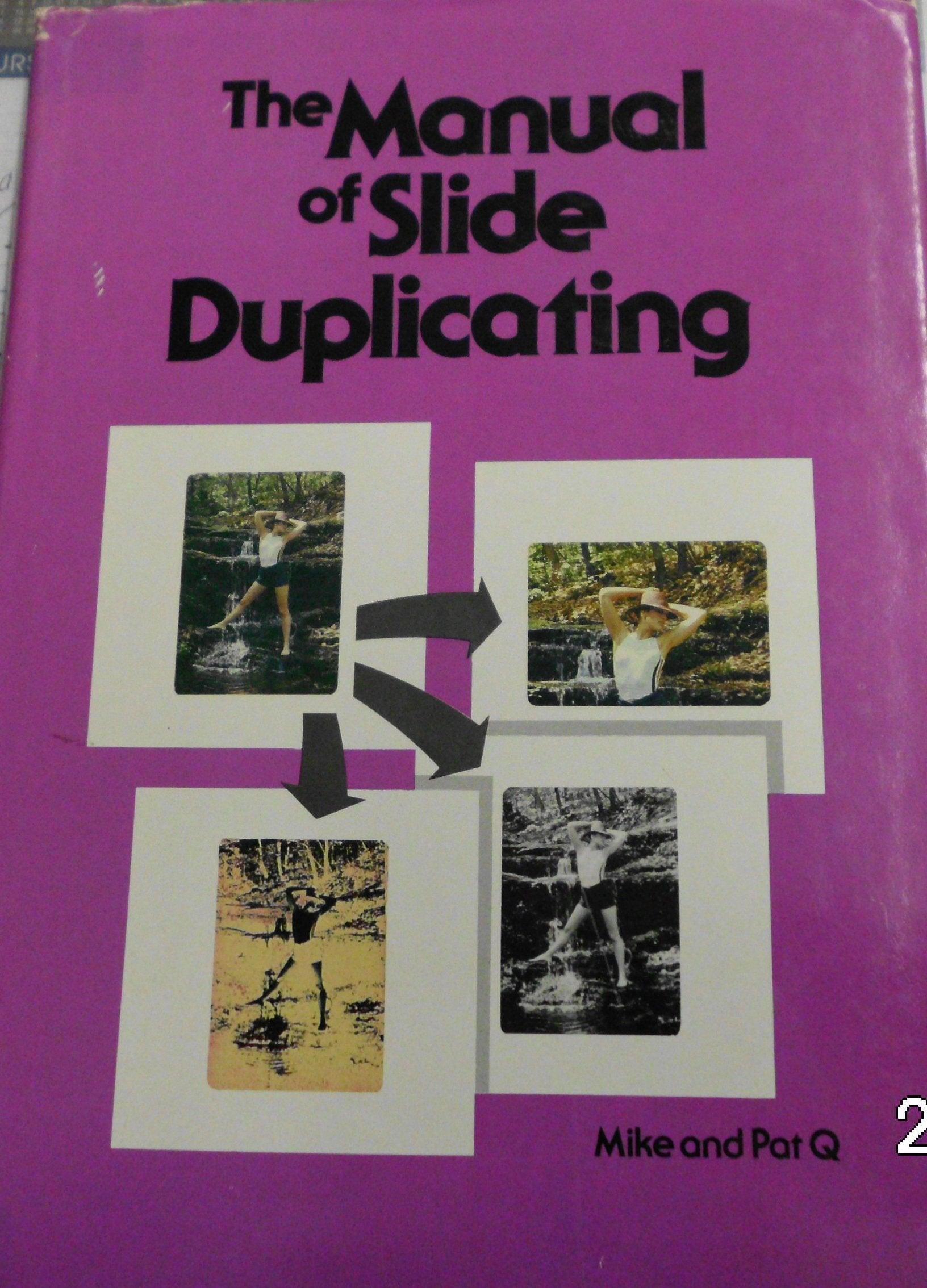 The manual of slide duplicating,Used