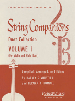 String Companions, Volume 1: Violin and Viola Duet Collection Published in Score Form,Used