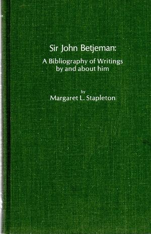 Sir John Betjeman: A Bibliography of Writings by and About Him,,Used