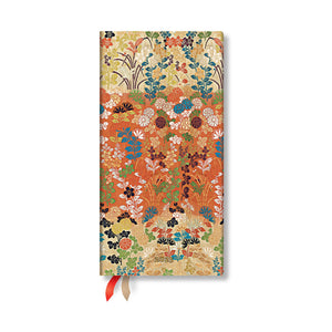 2025 KaraOri Slim Horizontal Hardcover 12Month, 160Pg, 100Gsm, 2025 Planner By Paperblanks (Japanese Kimono)