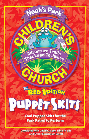 Noah's Park Children's Church Puppet Skits, Red Edition (Children's Church Kit),Used