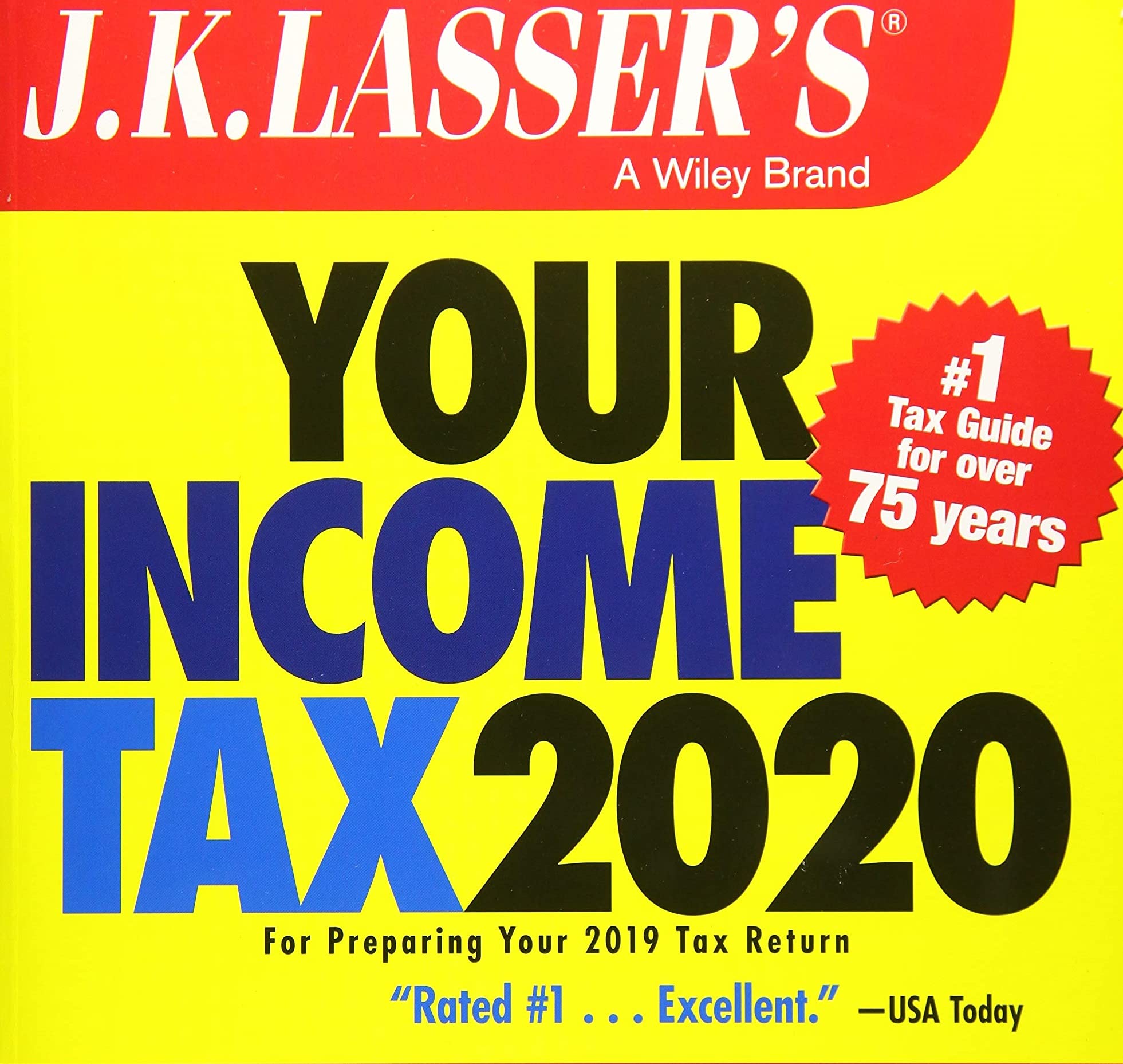 J.K. Lasser's Your Income Tax 2020: For Preparing Your 2019 Tax Return,Used