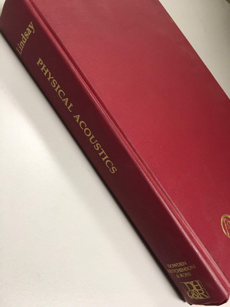 Physical acoustics (Benchmark papers in acoustics, v. 4),Used