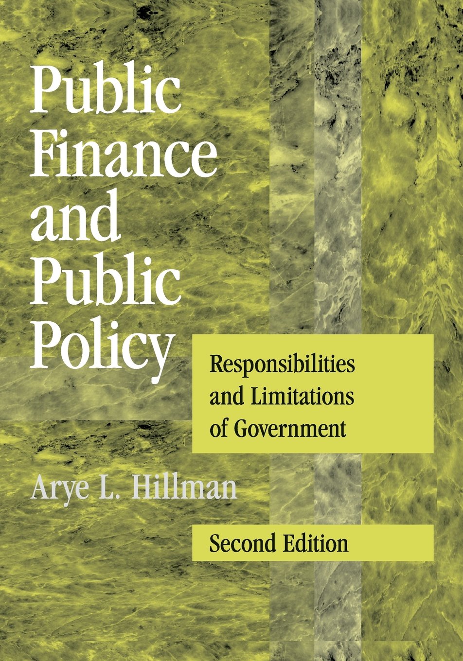 Public Finance And Public Policy: Responsibilities And Limitations Of Government