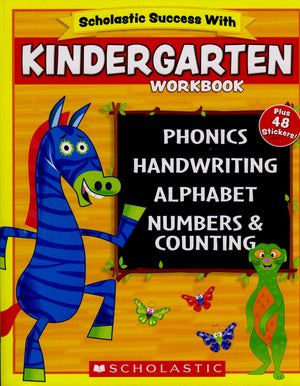 Scholastic  KINDERGARTEN Workbook with Motivational Stickers (Scholastic Success With),Used
