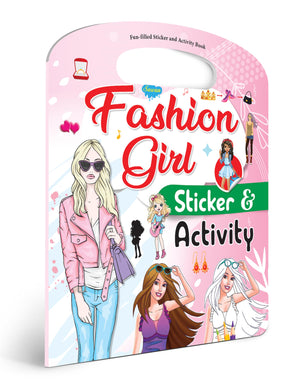 Fashion Girl Sticker And Activity Book : Educational Book For Toddlers, Learning Fun With Activity Books, Early Learning Sticker Activity Book
