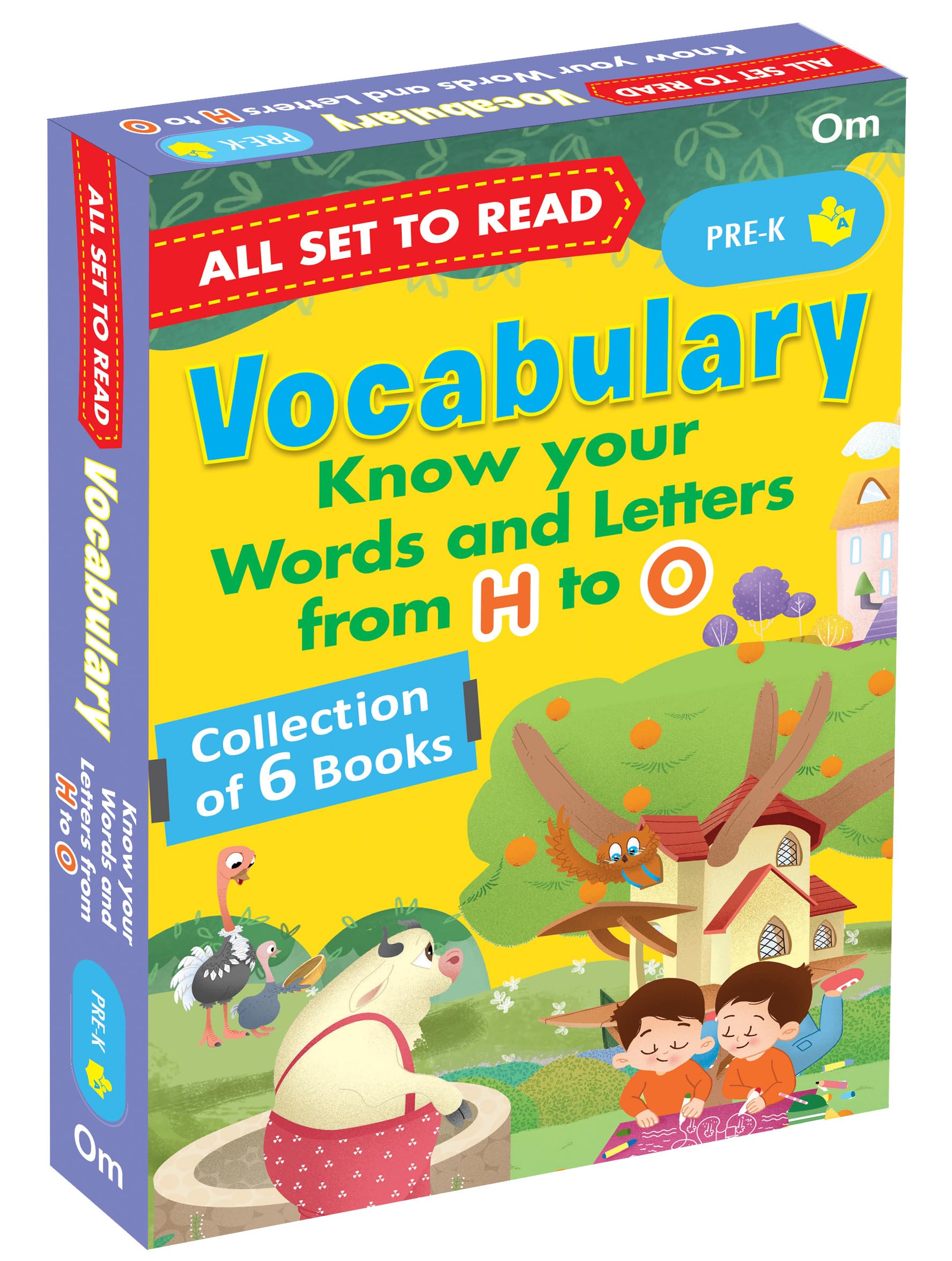 All Set To Read: My First Vocabulary Building Pre-K Learning Pack - Know Your Words And Letters  Pack 2 | Little Learners Word Kit | Pre-K Vocabulary & Letters Starter | First Steps In Vocabulary | Word Play For Pre K & Little Learners | 6-In-1 Book Pack
