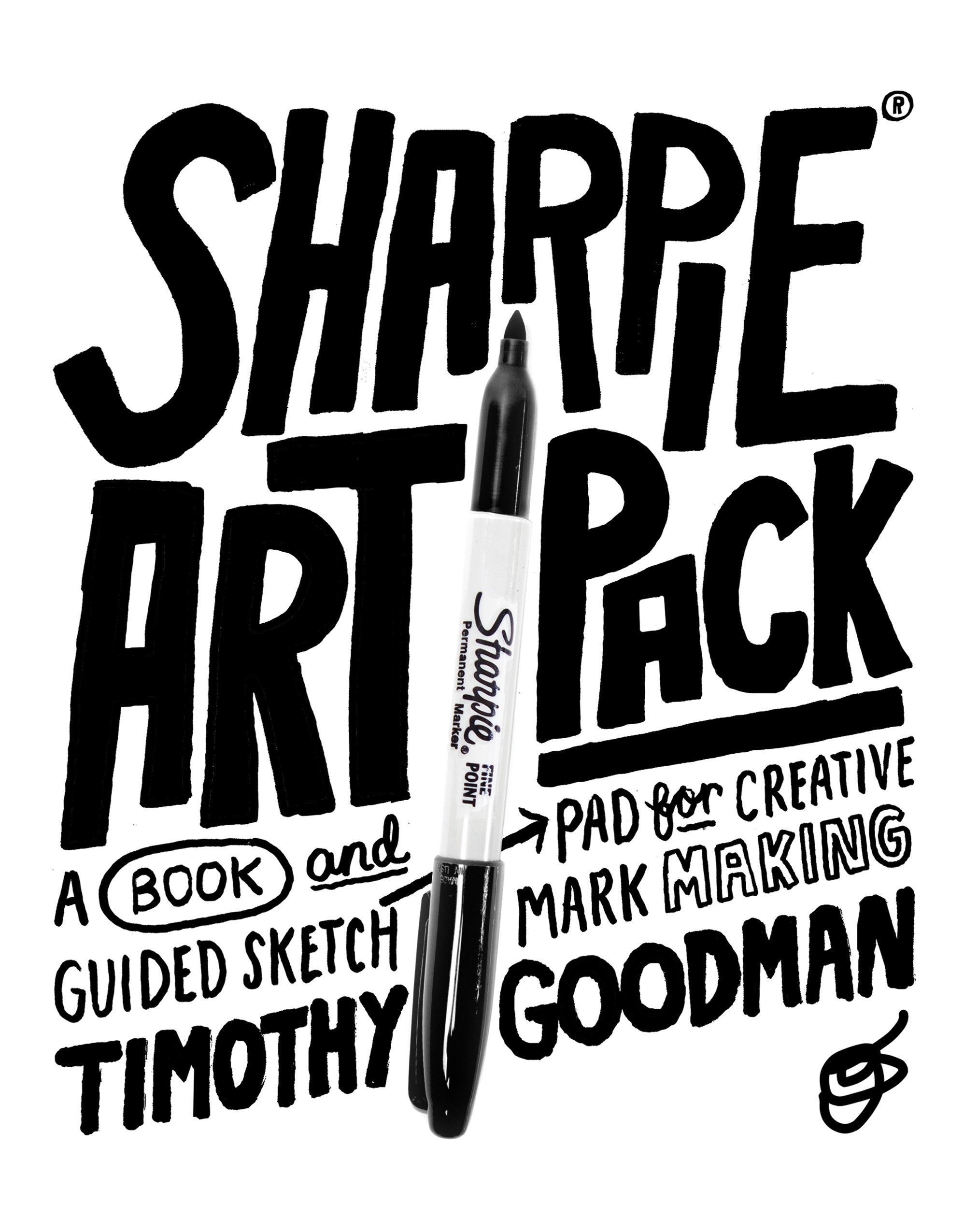Sharpie Art Pack: A Book And Guided Sketch Pad For Creative Mark Making