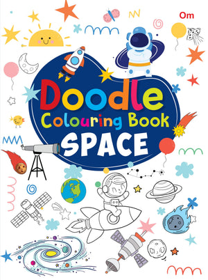 Colouring Book: Doodle Colouring Book Space