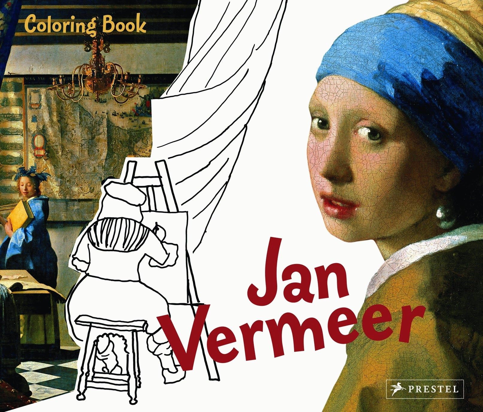 Coloring Book Jan Vermeer (Coloring Books),Used