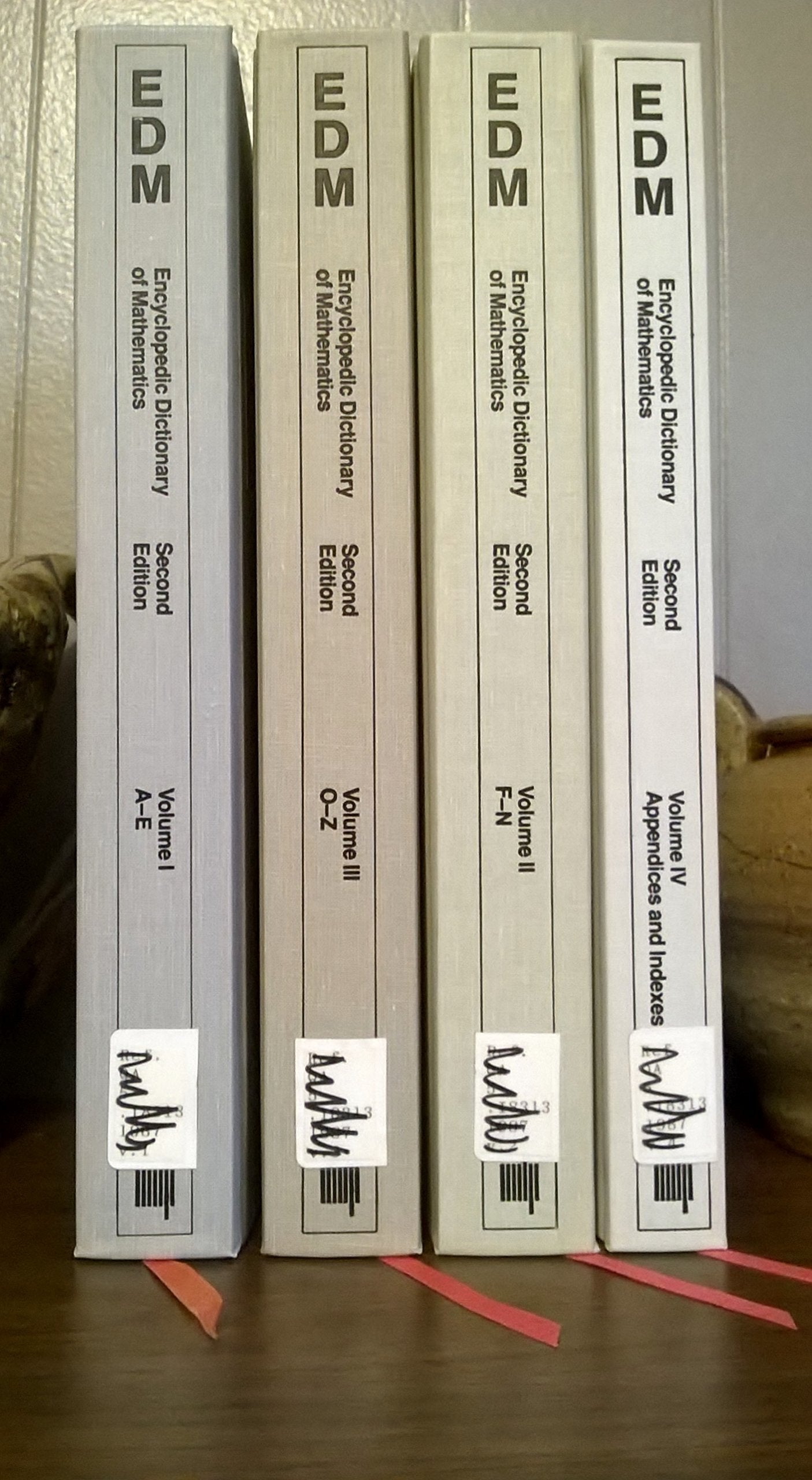 Encyclopedic Dictionary of Mathematics: Second Edition. FOUR VOLUMES,Used