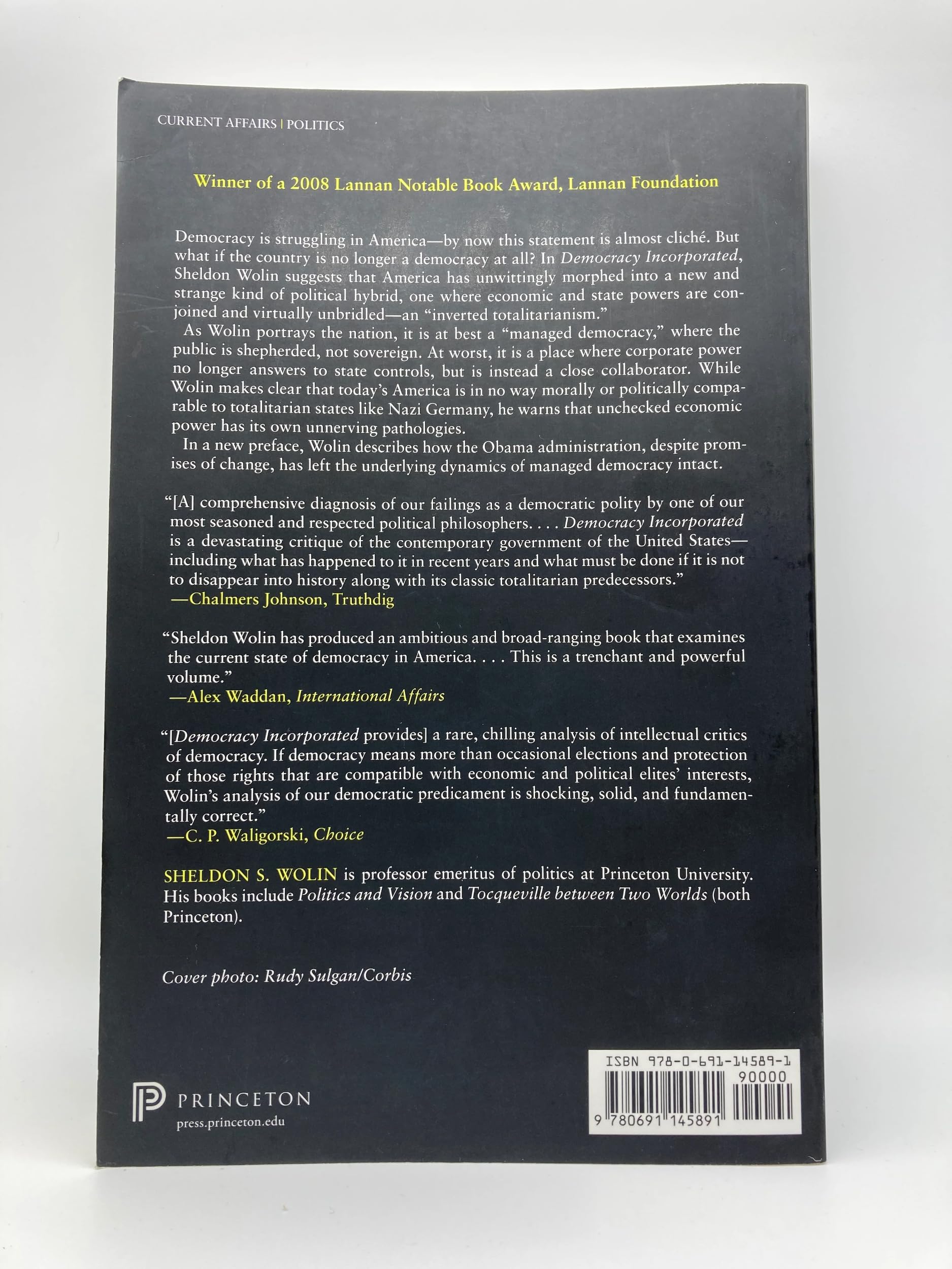 Democracy Incorporated: Managed Democracy And The Specter Of Inverted Totalitarianism