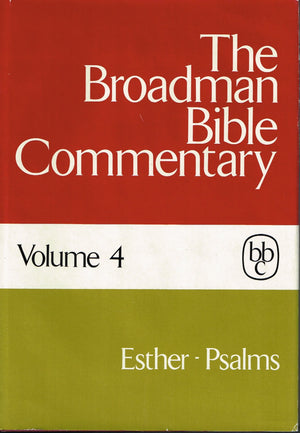 The Broadman Bible Commentary, Vol. 4: EstherPsalms,Used