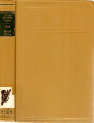 Introduction To The Quantum Theory (International Series In Pure And Applied Physics),Used