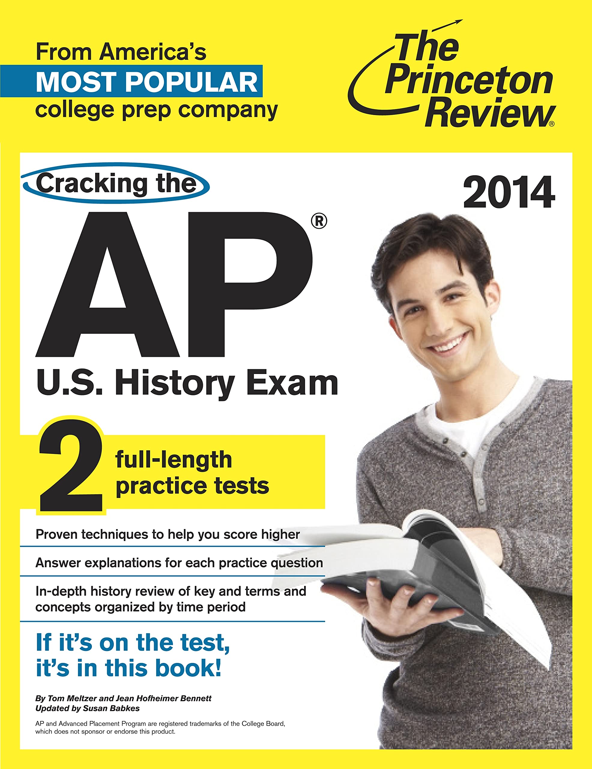 Cracking the AP U.S. History Exam, 2014 Edition (College Test Preparation),Used