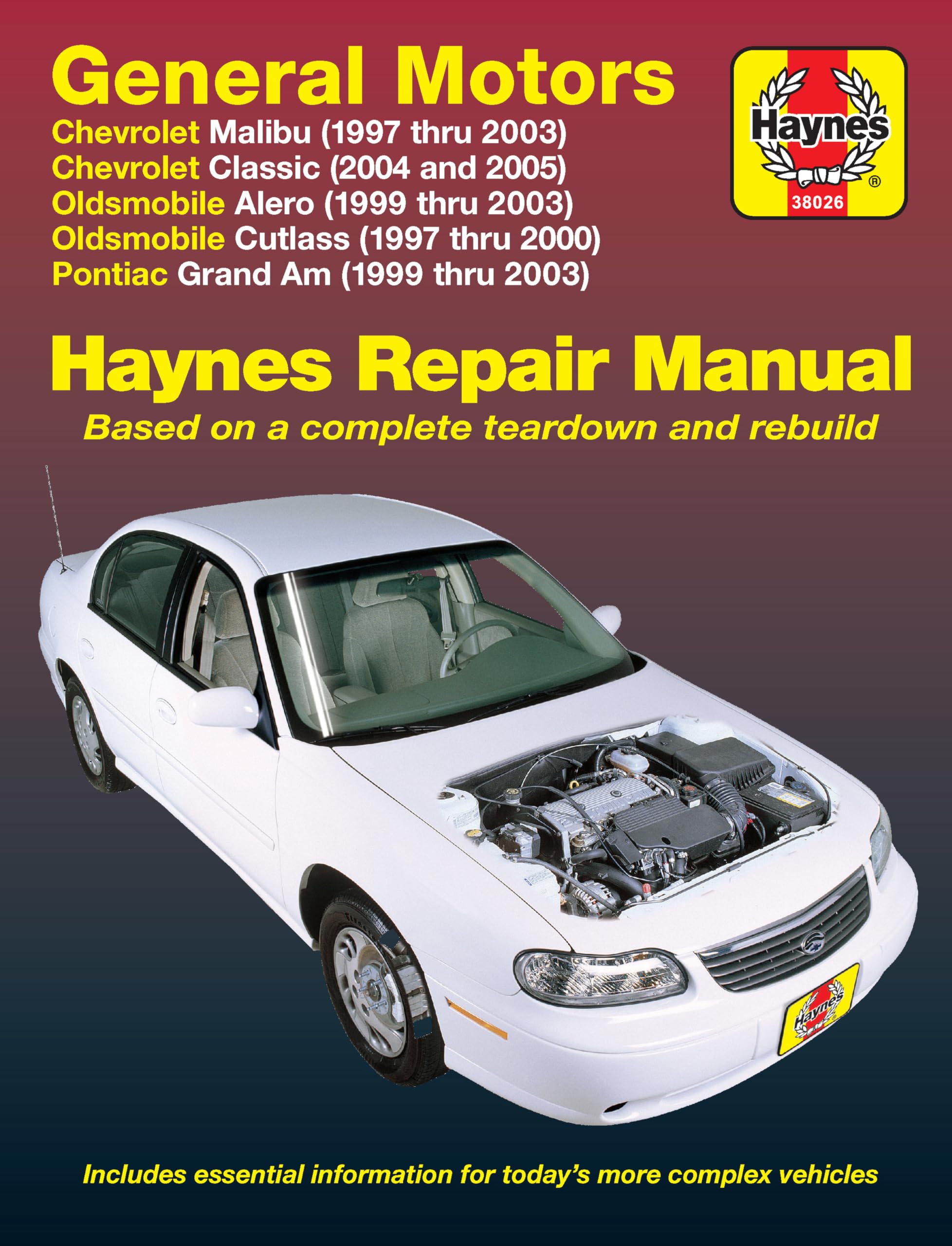 GM Malibu, Alero, Cutlass & Grand AM, 1997 Thru 2003,New