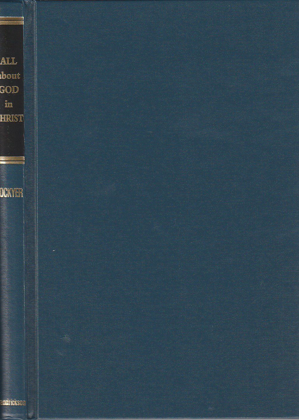All About God in Christ,Used