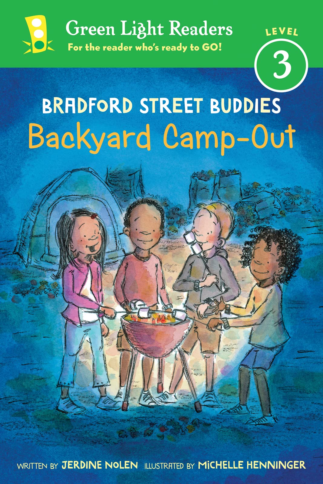 Bradford Street Buddies: Backyard CampOut (Green Light Readers Level 3),Used