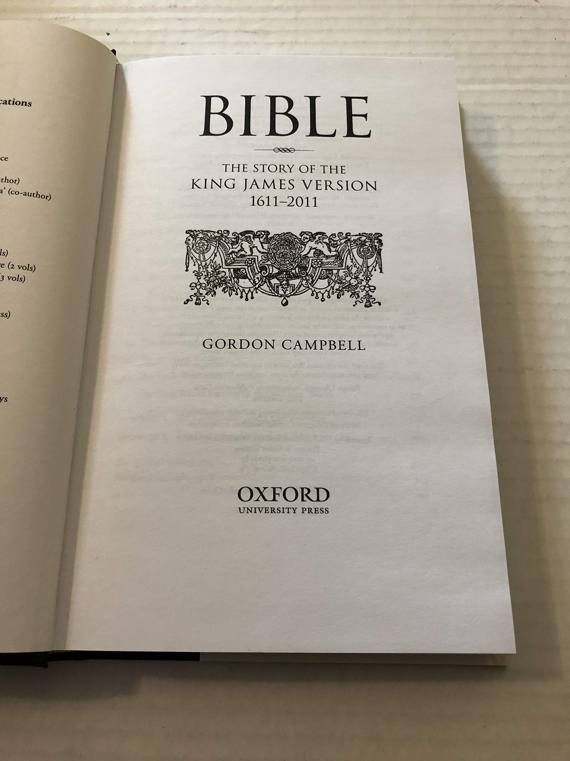 Bible: The Story Of The King James Version