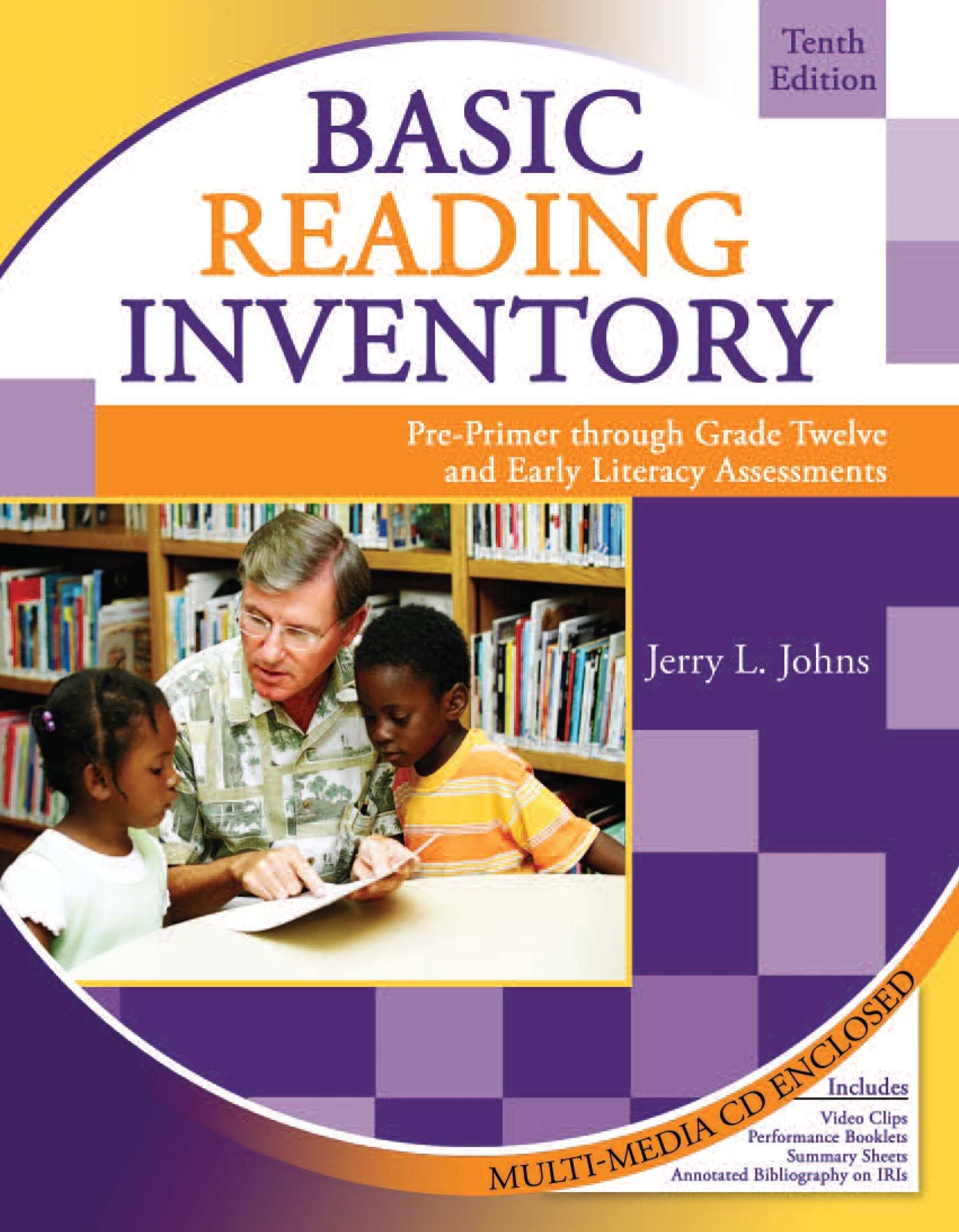 Basic Reading Inventory: PrePrimer Through Grade Twelve and Early Literacy Assessments With CDRom and Student Booklet,Used