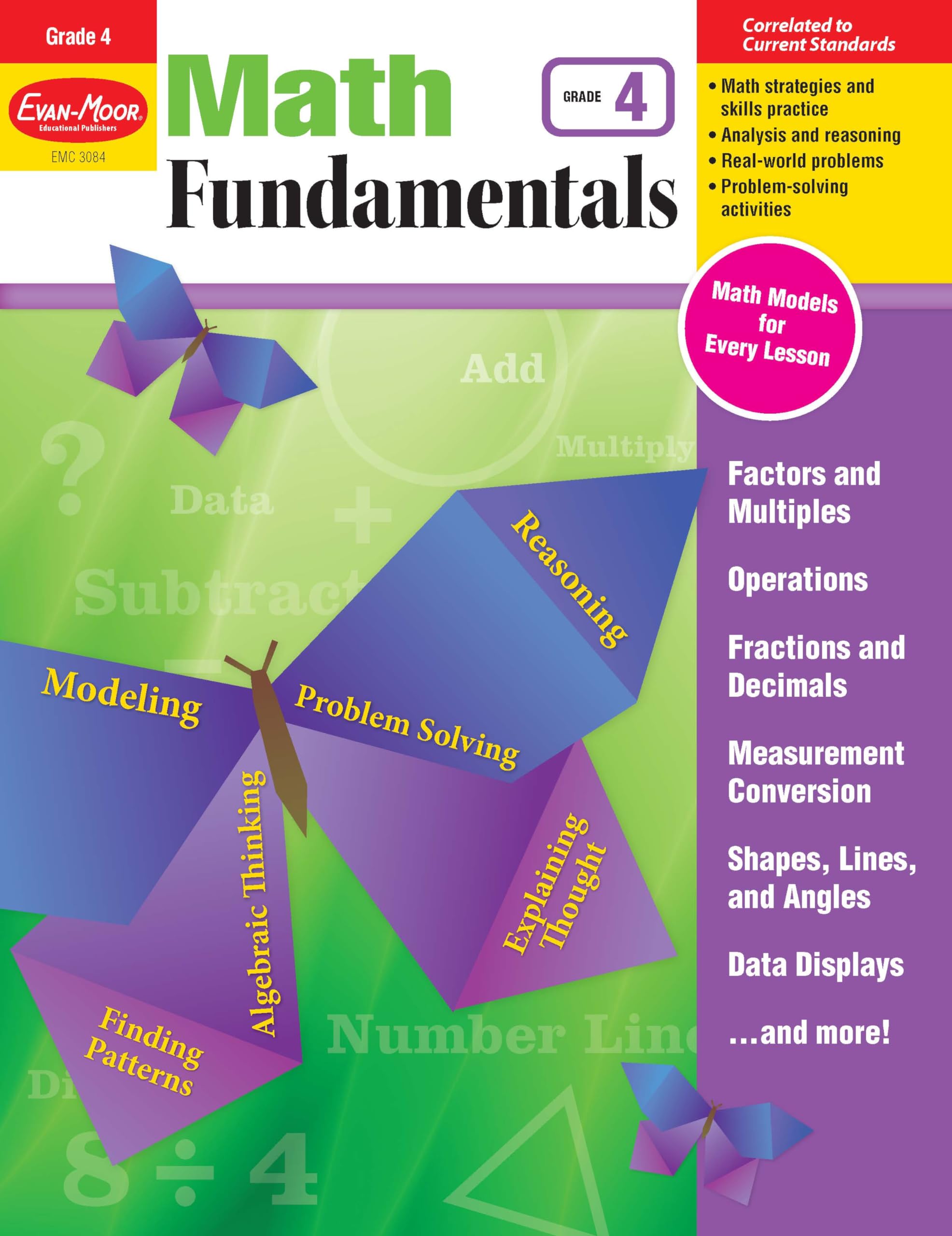 EvanMoor Math Fundamentals, Grade 4,Used