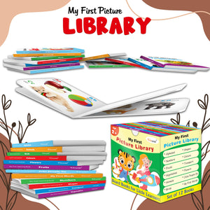 Picture Book Collections For Early Learning (Green Edition) : Kids Learning Board Book, My First Library Early Learning Book For Children, KidS Board Book Collection Of 12 Books