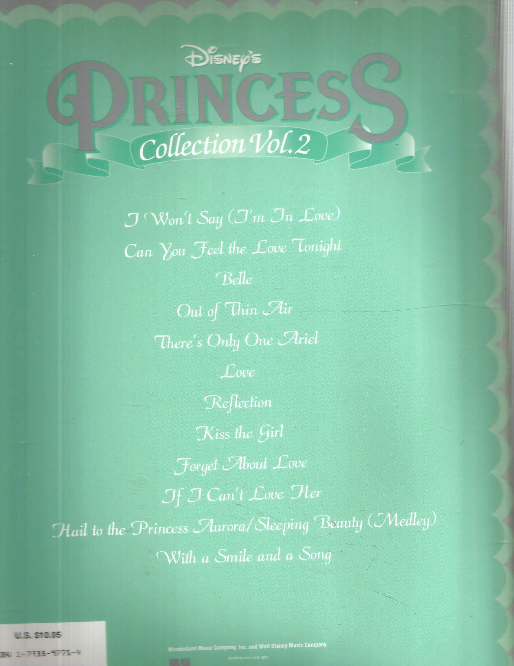 Disney's Princess Collection, Volume 2: Easy Piano,Used