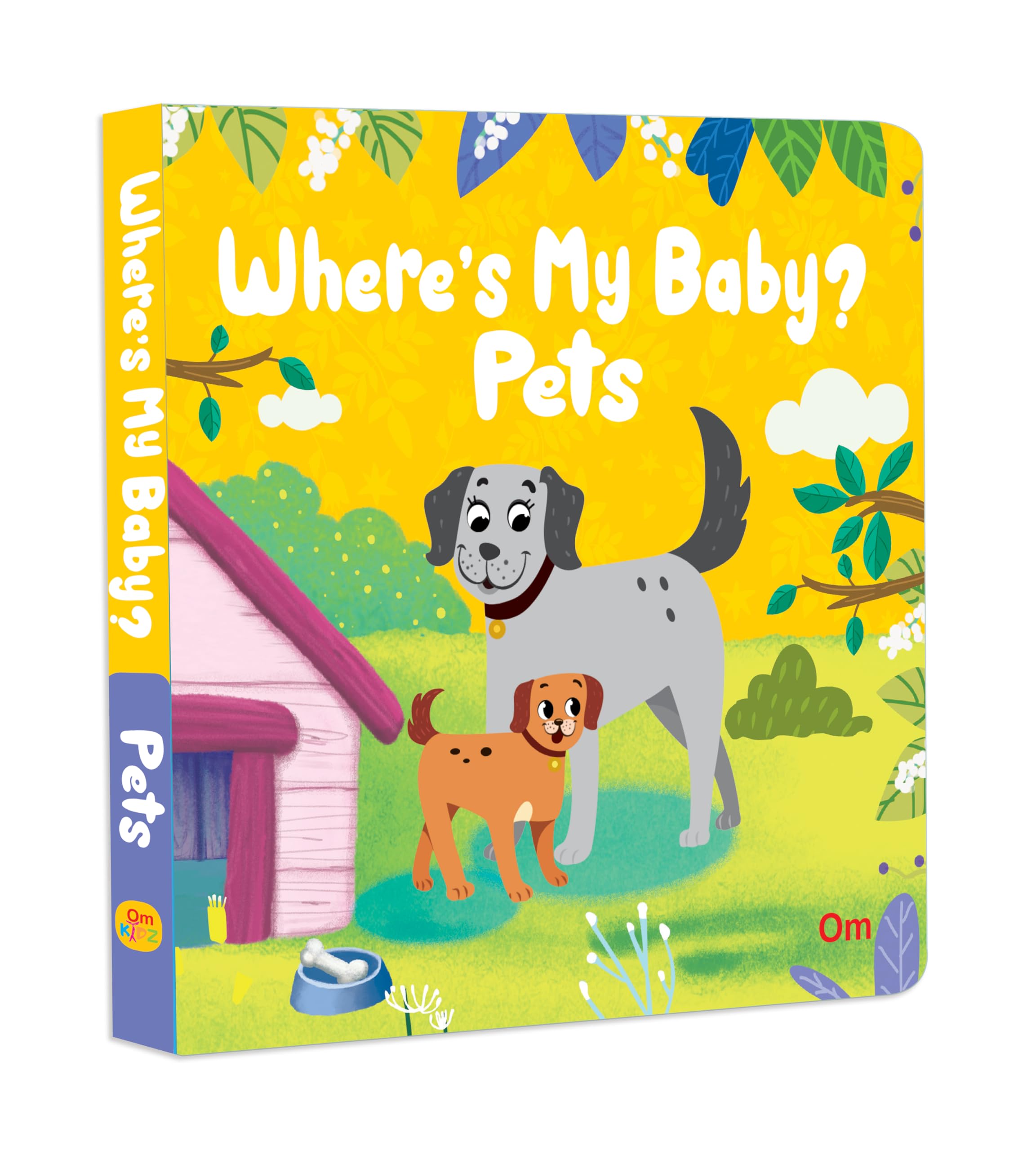Board Book: WhereS My Baby? Pets - Illustrated Story Books For Kids