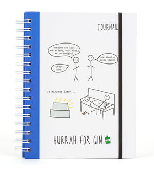 Hurrah For Gin Tabbed Journal