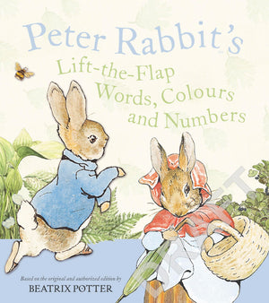 Peter Rabbit LifttheFlap Words, Colors, and Numbers (R/I) (Potter),Used