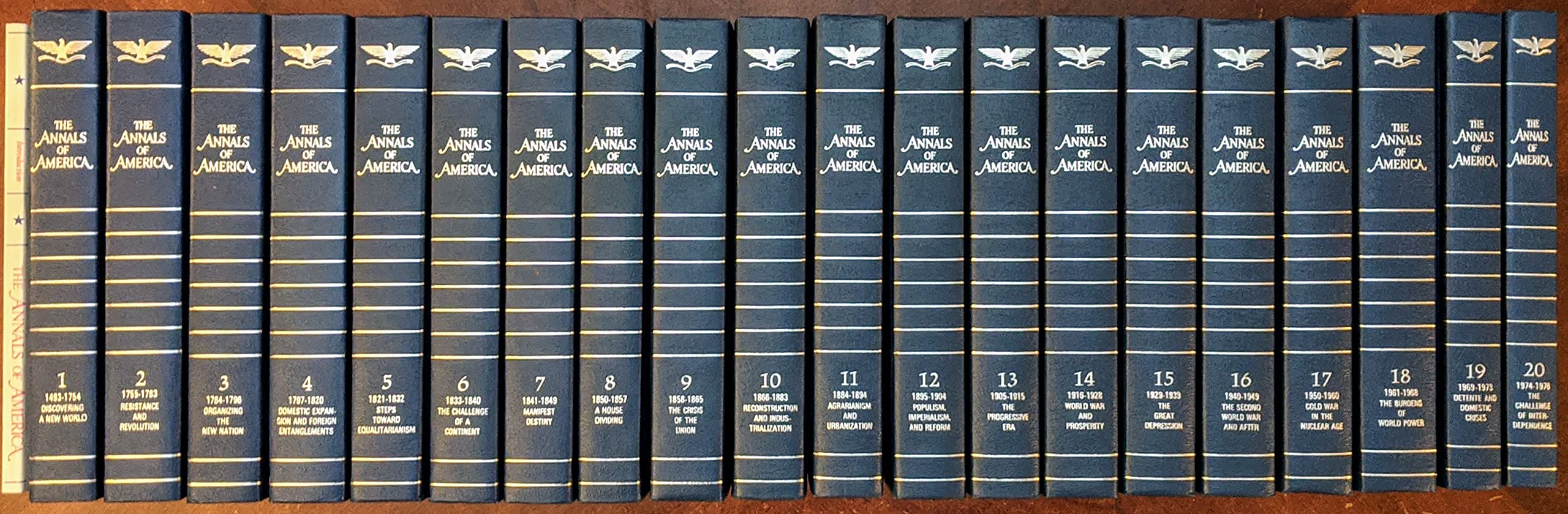 The Annals of America (20 Volumes),Used
