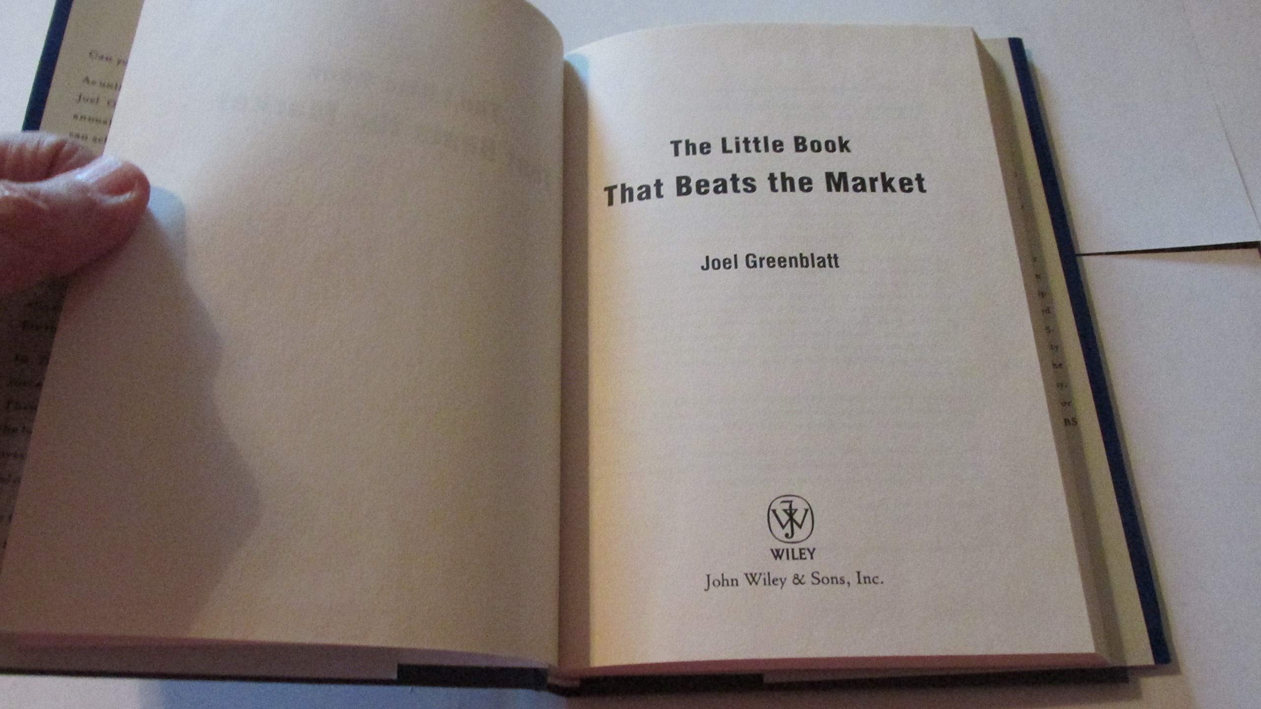 The Little Book That Beats the Market,New