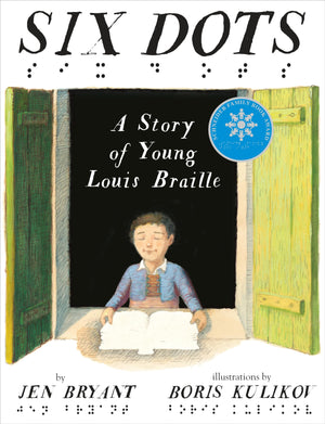 Six Dots: A Story of Young Louis Braille,Used