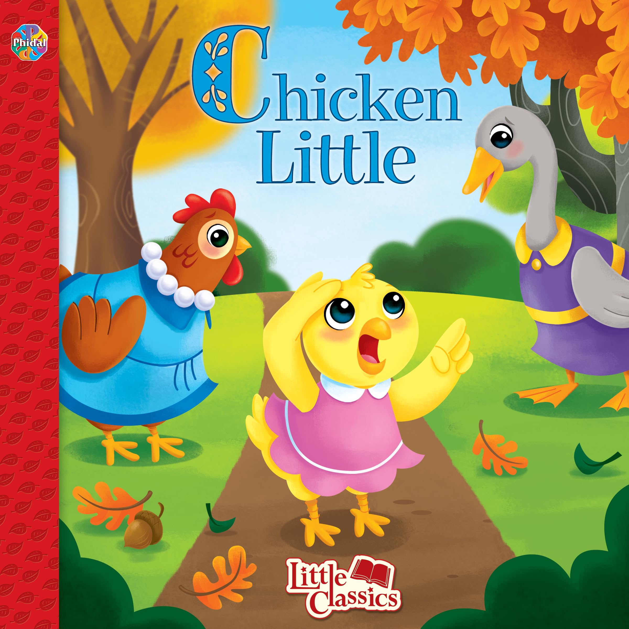Phidal Chicken Little Little Classics  Stories for kids, 24page storybook,Used