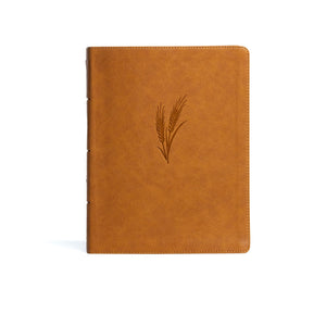 Kjv Notetaking Bible, Large Print Edition, Brown Leathertouch, Red Letter, Wide Margins, Journaling Space, Singlecolumn, Readin