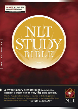 NLT Study Bible, Indexed Edition,New