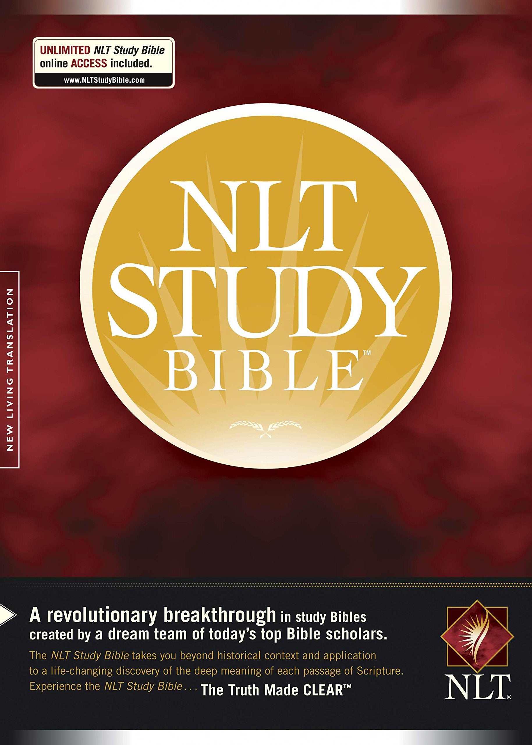 NLT Study Bible, Indexed Edition,Used