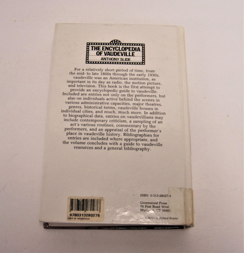 The Encyclopedia of Vaudeville:,Used