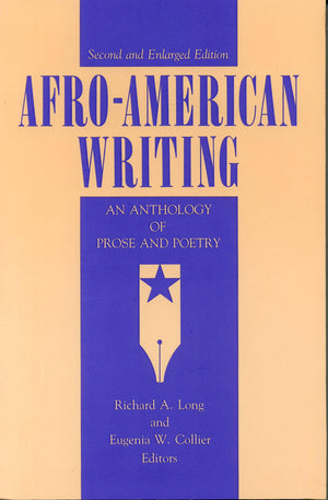 AfroAmerican Writing: An Anthology of Prose and Poetry,Used