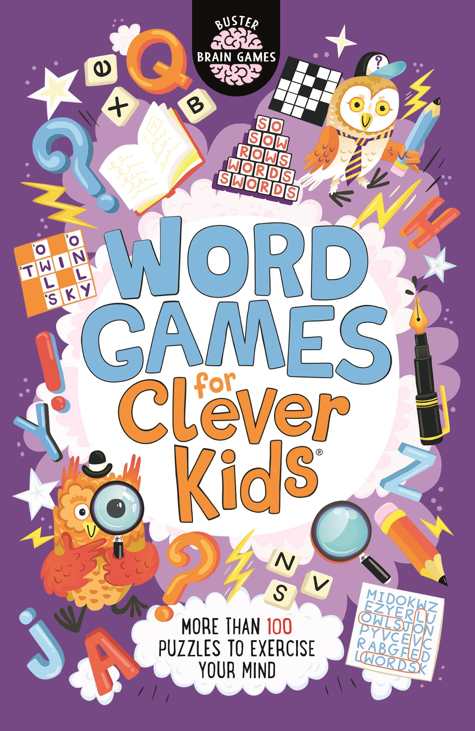 Word Games for Clever Kids (Buster Brain Games),Used