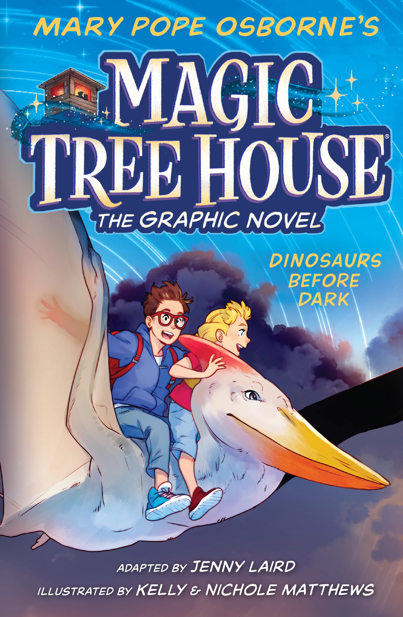 Dinosaurs Before Dark Graphic Novel (Magic Tree House Graphic Novels),New